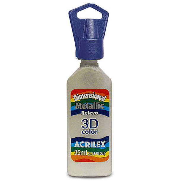 Dimensional Metallic Relieve 3D Acrilex 35ml 17