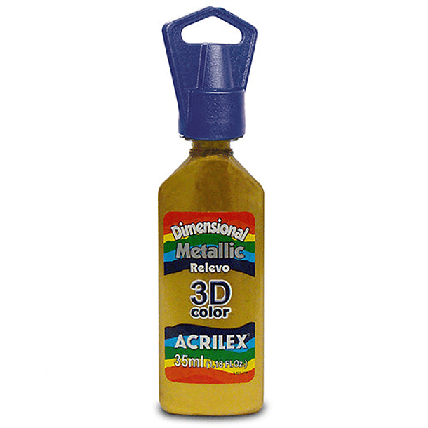 Dimensional Metallic Relieve 3D Acrilex 35ml 18