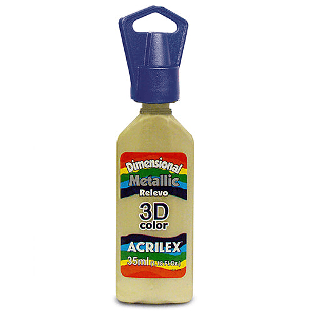 Dimensional Metallic Relieve 3D Acrilex 35ml 19