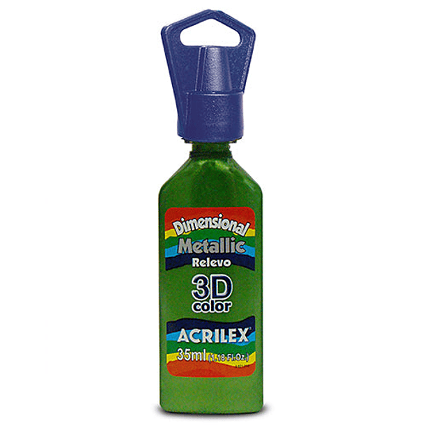 Dimensional Metallic Relieve 3D Acrilex 35ml 21