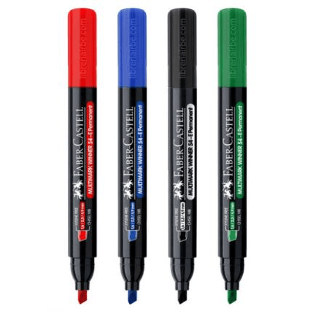 Marcador Permanente Faber-Castell Multimark Winner 54E 