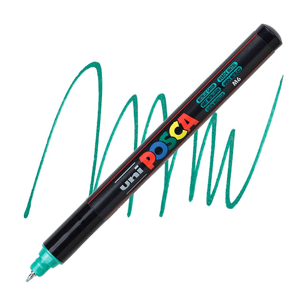 Marcador Uni Posca PC-1MR Punta Extra Fina (Colores Metálicos) 4