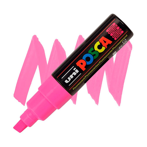 Marcador Uni Posca PC-8K Punta Ancha (Colores Fluor) 5
