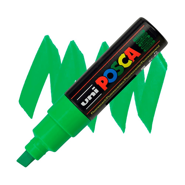 Marcador Uni Posca PC-8K Punta Ancha (Colores Fluor) 6