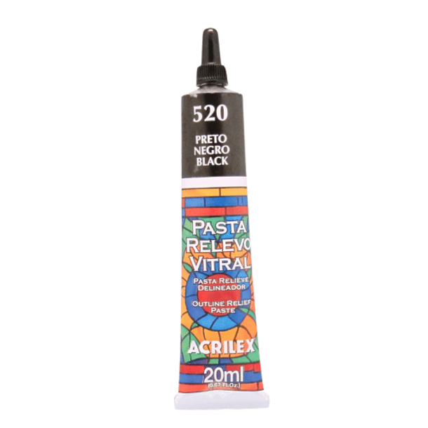 Pasta Relieve Vitral Acrilex 20ml 1