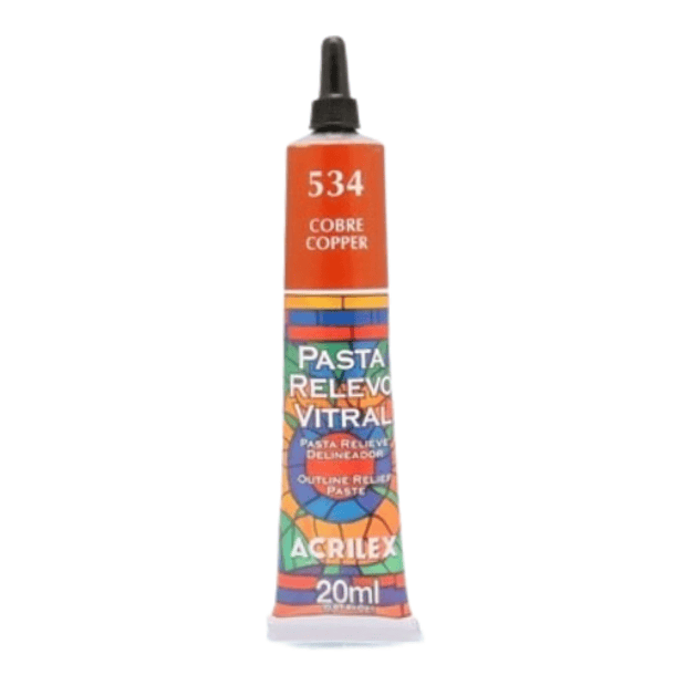 Pasta Relieve Vitral Acrilex 20ml 5