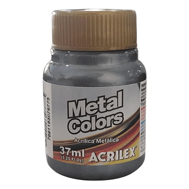 Pintura Acrílica Metal Colors Acrilex 37ml 2