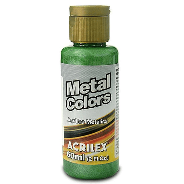 Pintura Acrílica Metal Colors Acrilex 60ml 2
