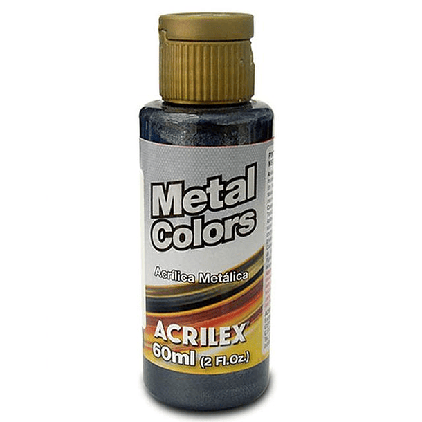 Pintura Acrílica Metal Colors Acrilex 60ml 3