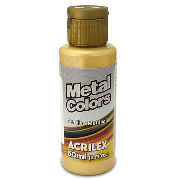 Pintura Acrílica Metal Colors Acrilex 60ml 5