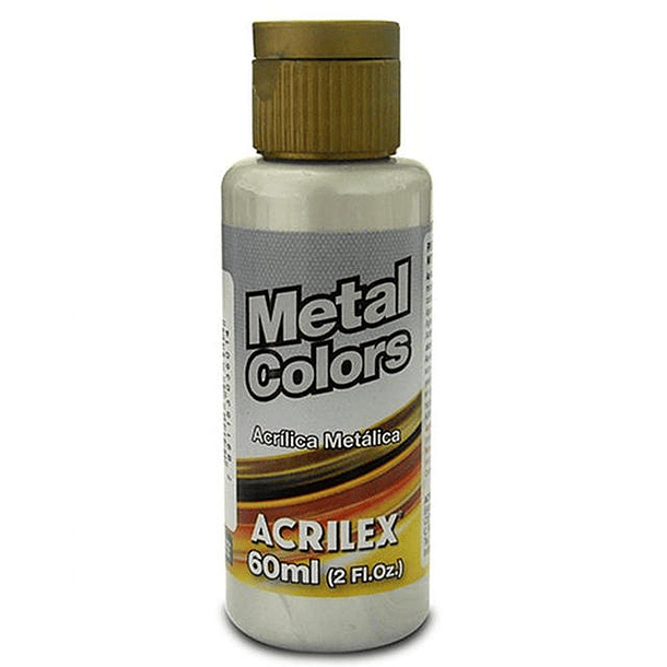 Pintura Acrílica Metal Colors Acrilex 60ml 6