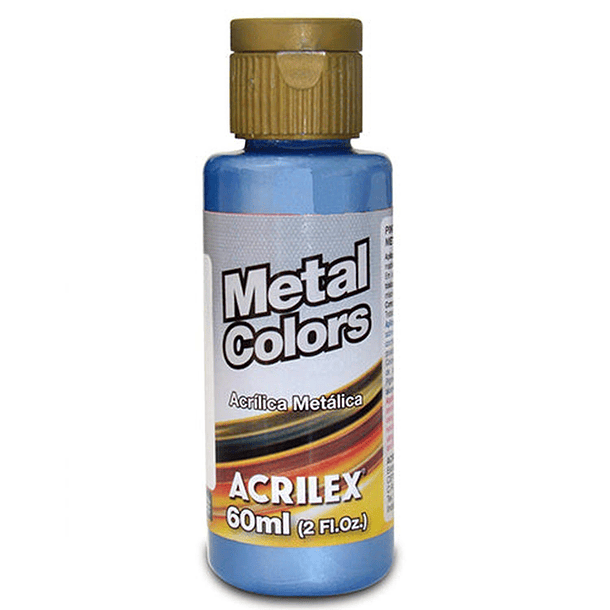 Pintura Acrílica Metal Colors Acrilex 60ml 8