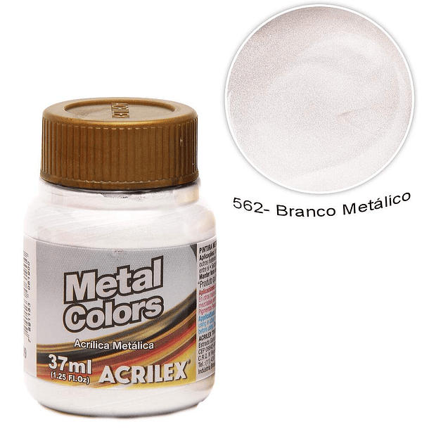 Pintura Acrílica Metal Colors Acrilex 37ml 13