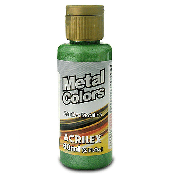 Pintura Acrílica Metal Colors Acrilex 60ml 10