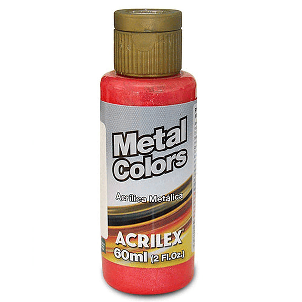 Pintura Acrílica Metal Colors Acrilex 60ml 13
