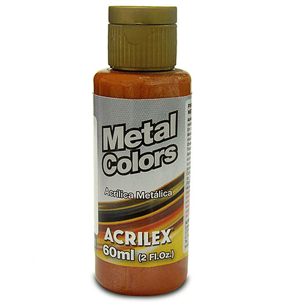 Pintura Acrílica Metal Colors Acrilex 60ml 14