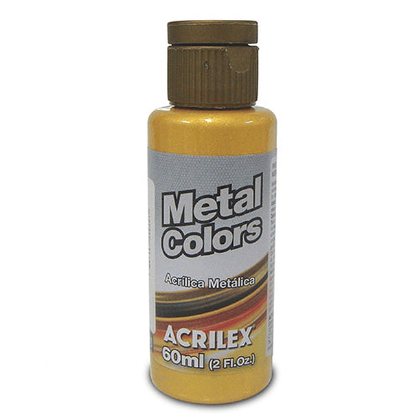 Pintura Acrílica Metal Colors Acrilex 60ml 15
