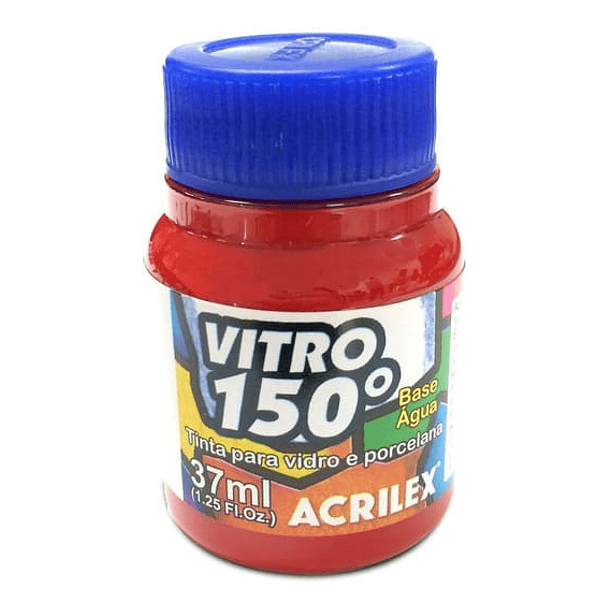Pintura Vitro 150° Acrilex 37ml 2