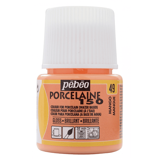 Pintura para Porcelana Pebeo Porcelaine 150 45ml (Colores Pastel) 13