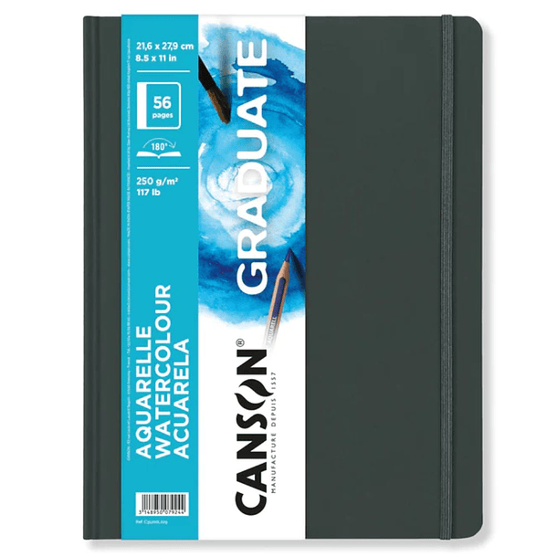 Sketchbook Aquarelle Canson Graduate 250g/m² 3