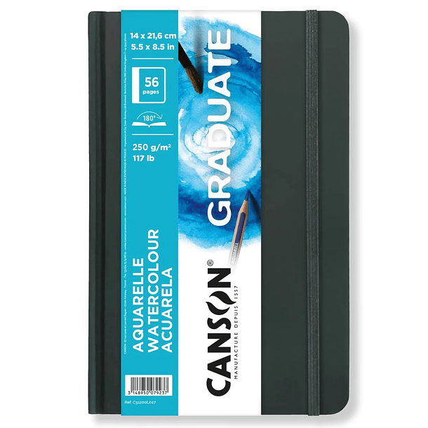 Sketchbook Aquarelle Canson Graduate 250g/m² 4