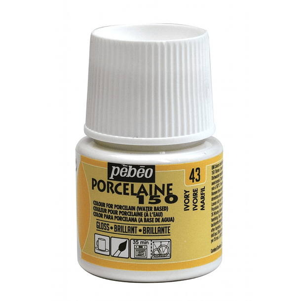 Pintura para Porcelana Pebeo Porcelaine 150 45ml 52