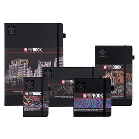 Sketchbook Sakura 140g/m² Papel color Negro