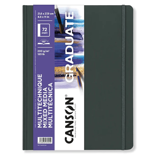Sketchbook Mix Media Canson Graduate 200g/m² 3