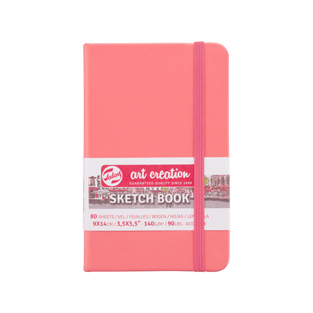 Sketchbook Art Creation 140g/m² Libreta color Rojo Coral 4