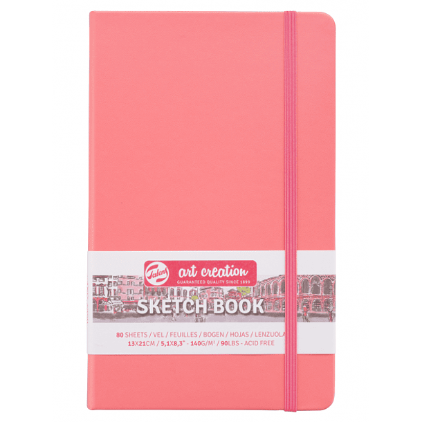 Sketchbook Art Creation 140g/m² Libreta color Rojo Coral 5