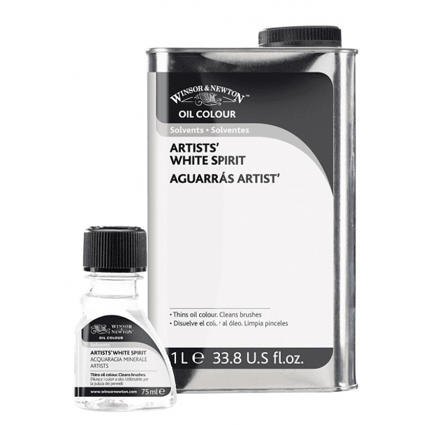 Solvente Aguarrás White Spirit para Óleo Winsor & Newton 