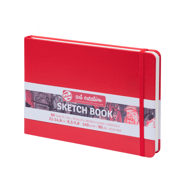 Sketchbook Art Creation 140g/m² Libreta color Rojo 4