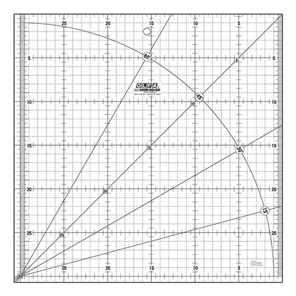 Regla Acrílica Olfa Transparente 3