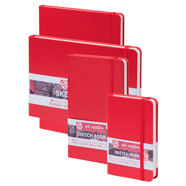Sketchbook Art Creation 140g/m² Libreta color Rojo 7