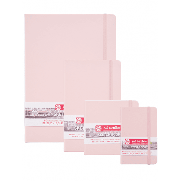 Sketchbook Art Creation 140g/m² Libreta color Rosa Pastel 6