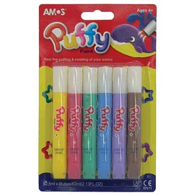 Pintura Expandible AMOS Puffy 10,5 ml Set 6