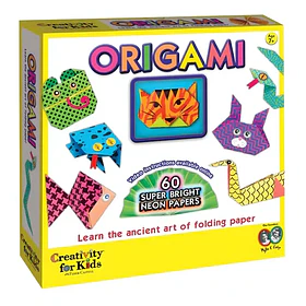 Kit Origami Faber-Castell 60 Hojas Neón Brillante
