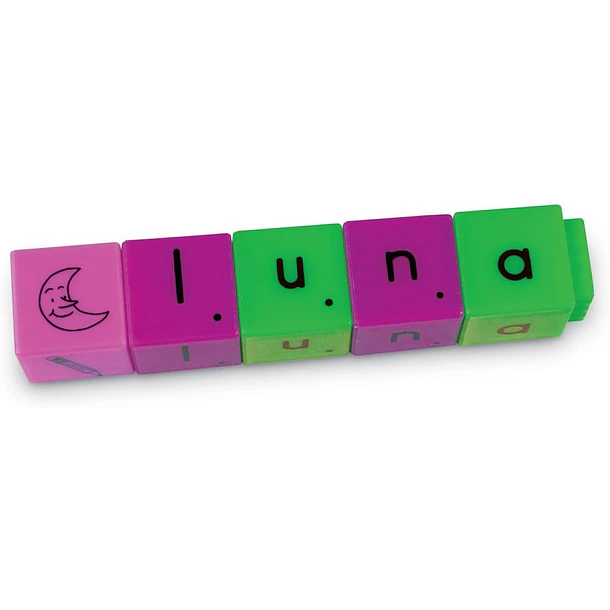 Learning Resources Letras y Dibujos 254 Cubitos 2