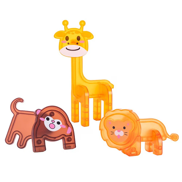 Jungla Magnética Armable 3D Dactic Mag-Friends 35 piezas 4