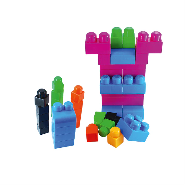 Mega Bloque Plástico 180un 3