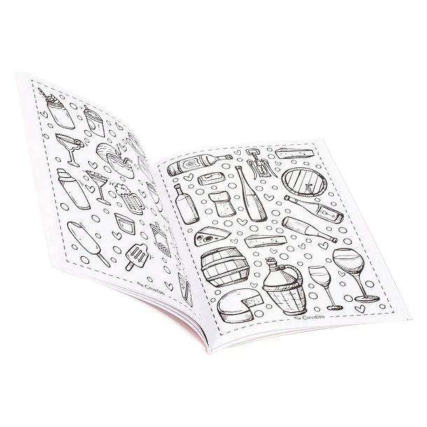 Libro para Colorear Doodles 50 páginas 21x27.5cm 3