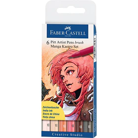 J6 Marcador PITT artist pen Manga Kaoiro