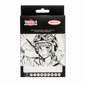 Set 9 tiralíneas Manga