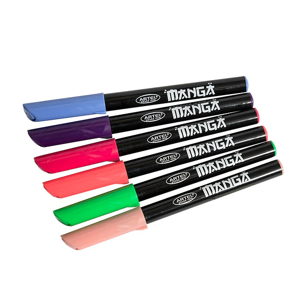 Est. Marcadores brush 6 colores florales 2
