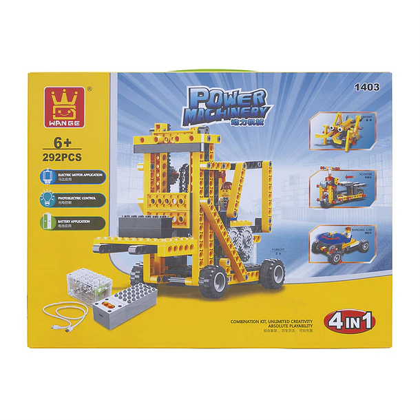 Grua Electrica Armable 4 en 1 292 pzas. 3
