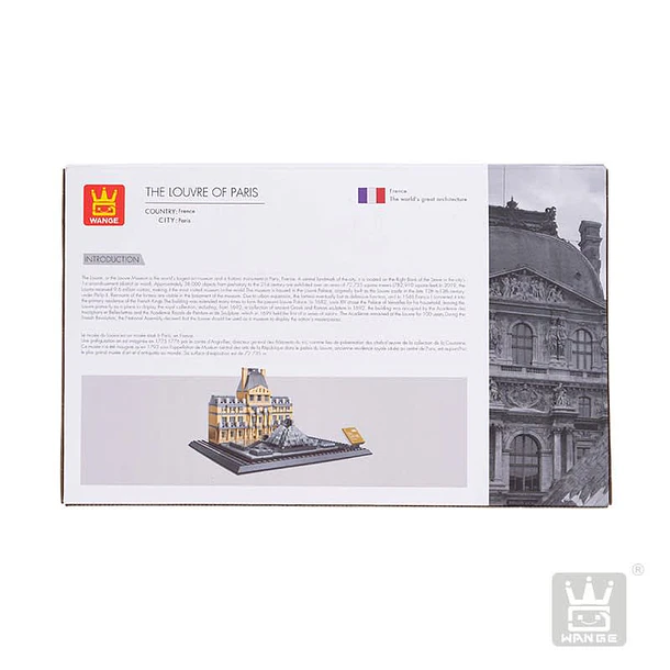 The Louvre París-Francia Armable (4213) WANGE 3