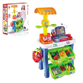 Puesto de Supermercado con Accesorios 82x51x21cm