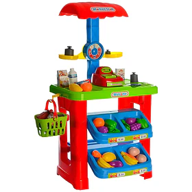 Puesto de Supermercado con Accesorios 53x34x82cm