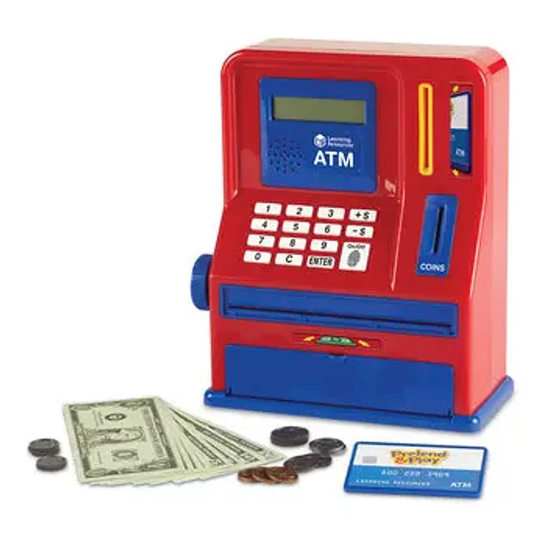 Cajero Automatico Didactico p/Reforzar Matematicas 20x25cm 1