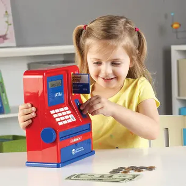 Cajero Automatico Didactico p/Reforzar Matematicas 20x25cm 2